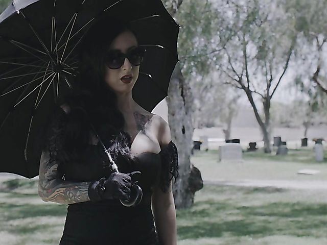 Tattooed widow Lily Lane gets fucked hard