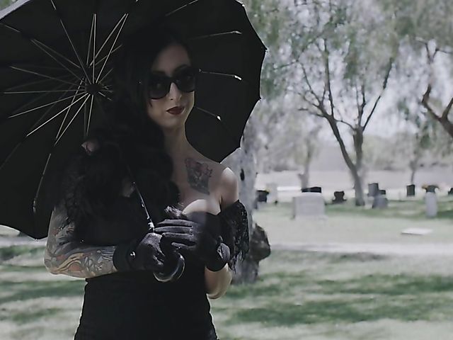 Tattooed widow Lily Lane gets fucked hard