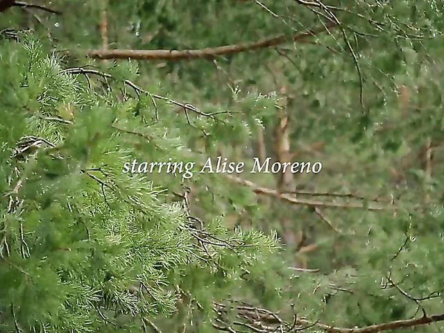 Flawless Alise Moreno gets naked in the woods