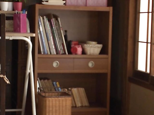 Tied up Japanese girl gives head