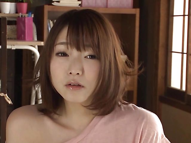 Tied up Japanese girl gives head