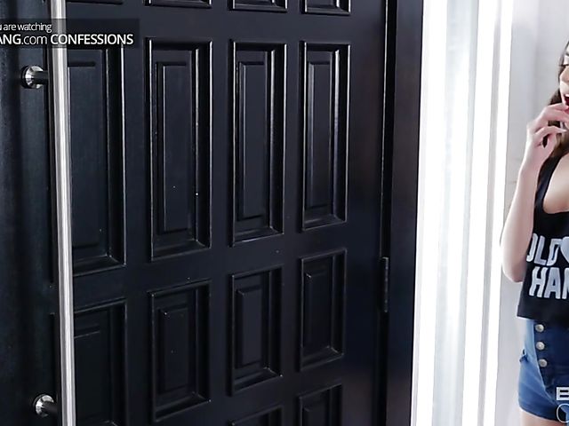 Petite brunette Arielle Faye is a slut