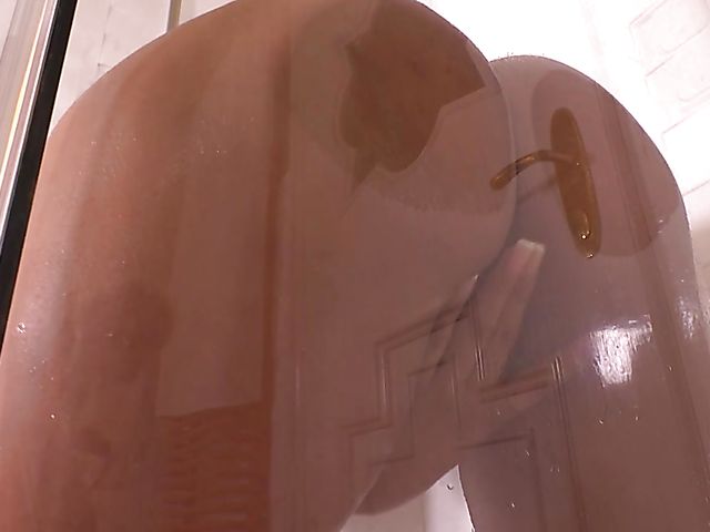 Sheila Ortega shower solo in wet t-shirt