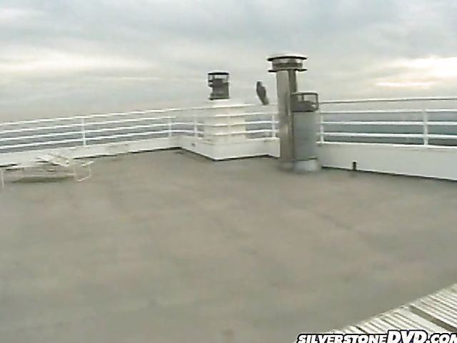 Outdoor lesbian fun by the pool