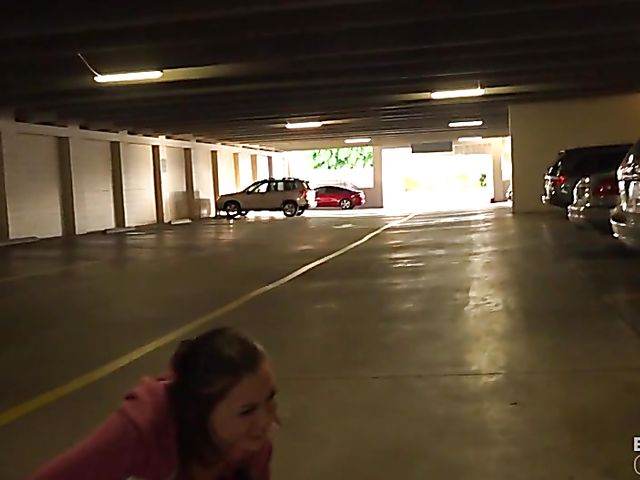 Riley Mae - Teen flashing and getting nailed