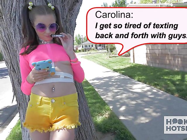 Carolina Sweets - 18 yo teen gagging and fucking