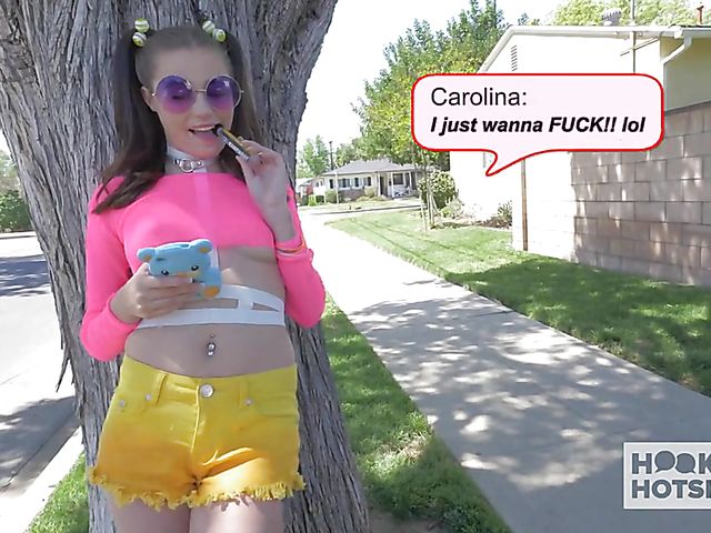 Carolina Sweets - 18 yo teen gagging and fucking