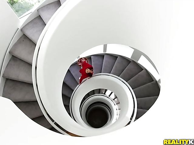 Busty natural Little Red Angela White gets railed