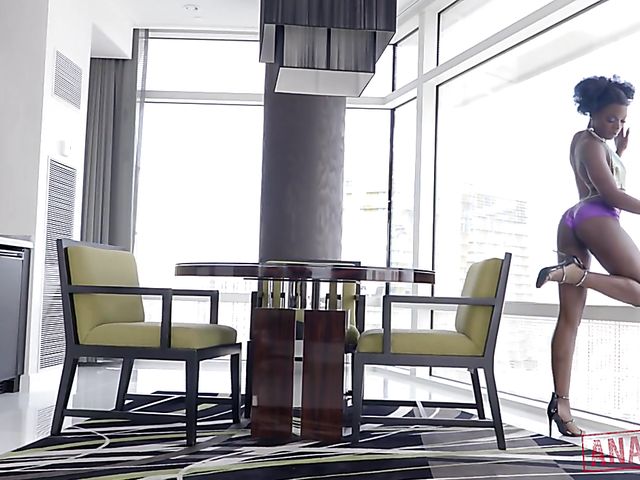 Ana Foxxx - White meat vs black ass anal