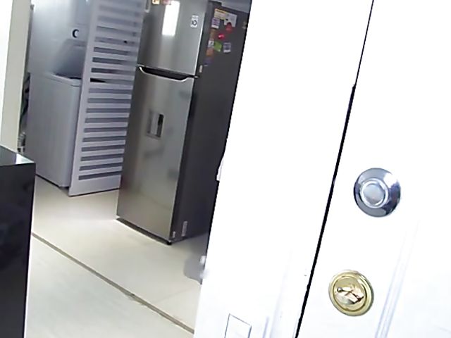 Latina maid gets banged POV in the kitchen