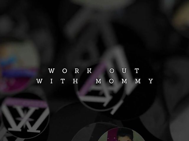 Darcie Dolce with huge naturals strips and has fun after workout