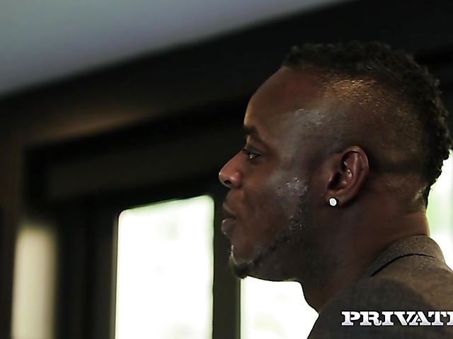 Euro MILF with fake breasts Ania Kinski gets blacked