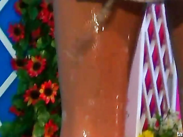 Wet party babes dancing in the club