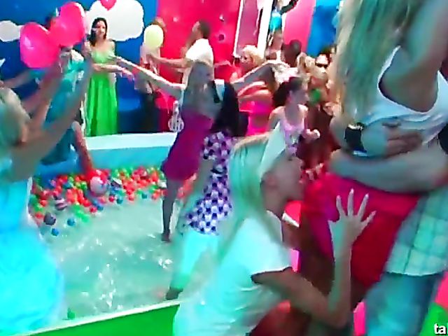 Party babes flashing boobs in the club