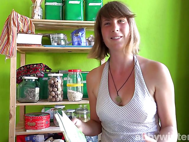 Amateur solo girl Lucie strips and fingers herself