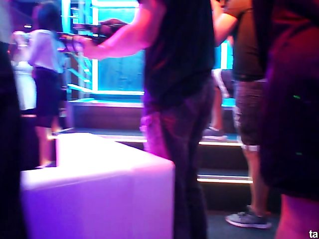 Outstanding lesbian party in the club