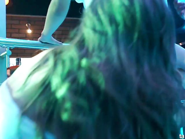 A crazy party lesbian chicks enjoy