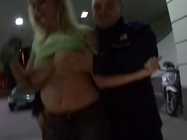 Drunk MILF gets anal at the petrol station