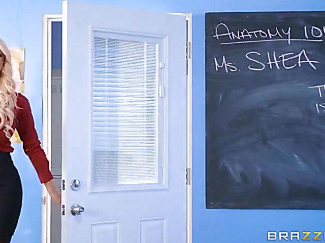 Anatomy lesson with busty teacher Nicolette Shea