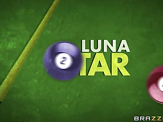 Cuckold anal with busty Luna Star on a pool table