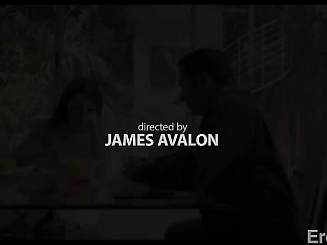 Hot guy fucks petite teen Lucie Cline behind his boss back