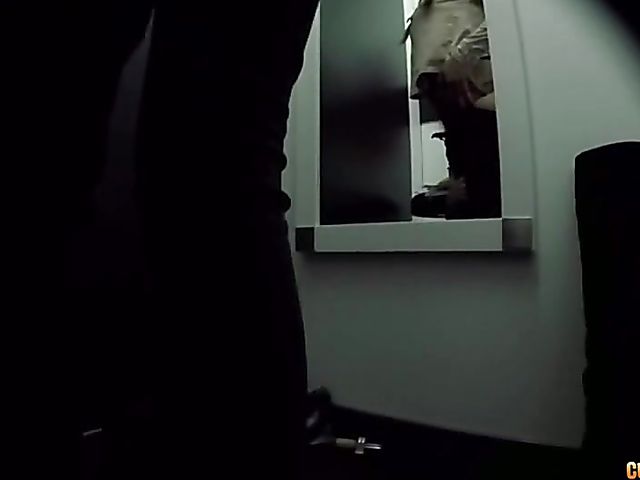 Changing room sex with pigtailed Angie White