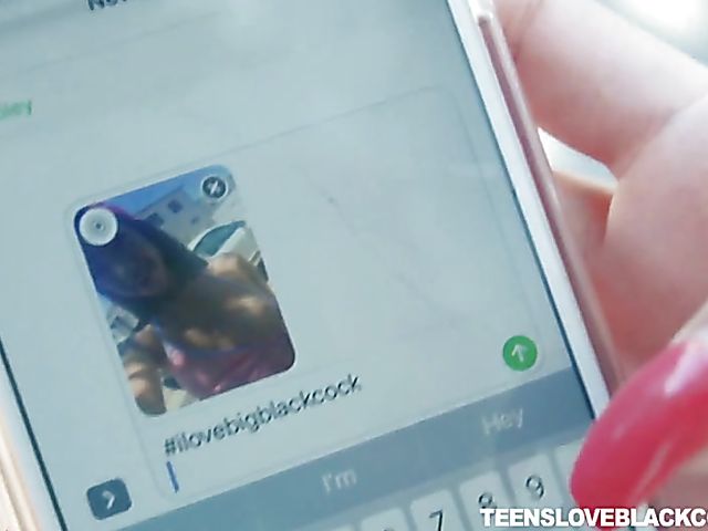 White teen Kiley Jay gets blacked and loves it