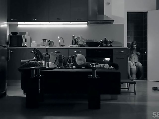 Hairy pussy masturbation in the morning after