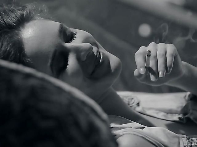 Hairy pussy masturbation in the morning after