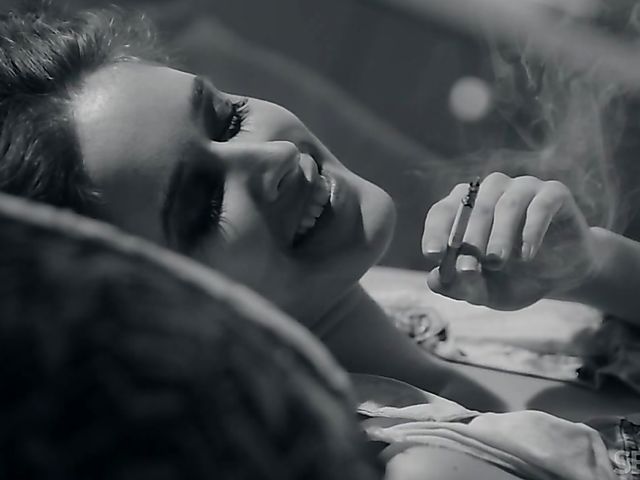 Hairy pussy masturbation in the morning after