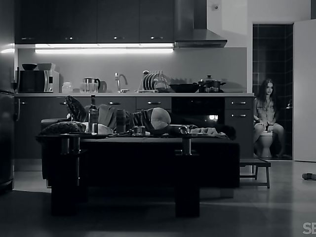 Hairy pussy masturbation in the morning after