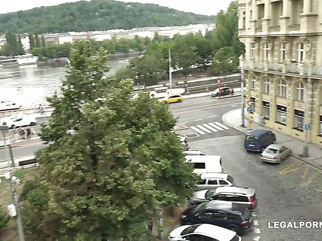 Three black cocks drill blonde Cherry Kiss