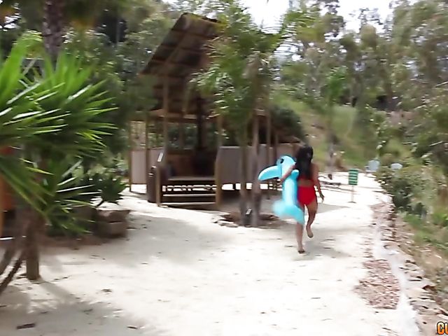 Cassandra Cruz - Latina anal fucked by a lifeguard