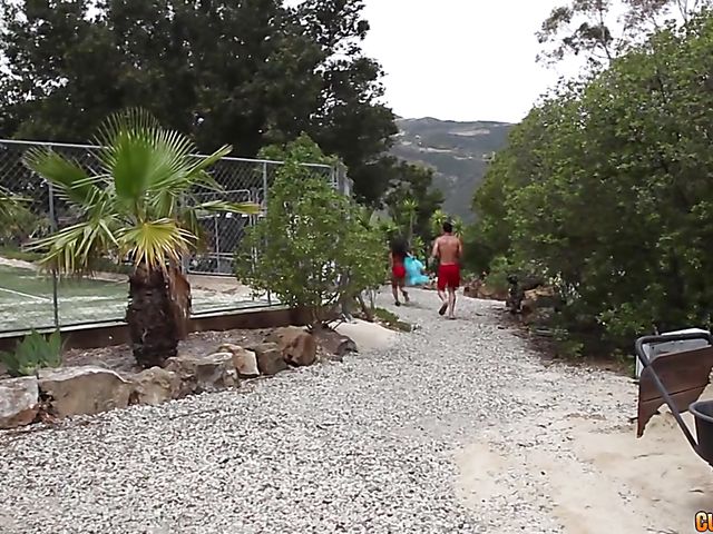 Cassandra Cruz - Latina anal fucked by a lifeguard
