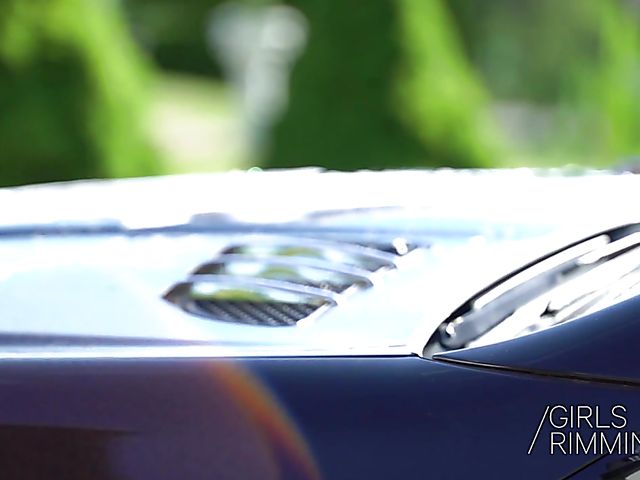 Rebecca Black - Blonde girl rimming and fucking outdoors