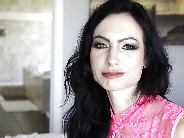 Portia Harlow - Raven haired MILF throat fucked