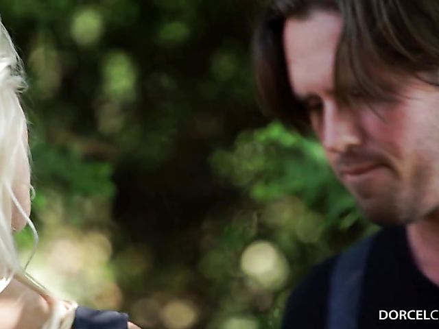 Cherry Kiss and Aisha Angel - Maid threesome in the woods