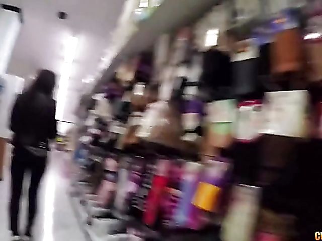 Fitting room sex with amateur latina Jade