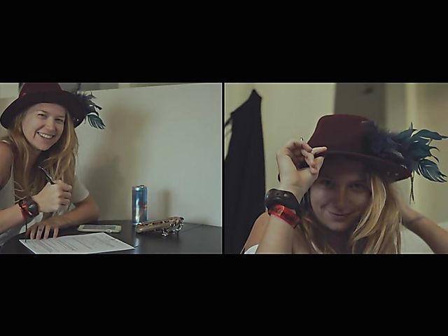 Hardcore threesome with Arya Fae and Giselle Palmer