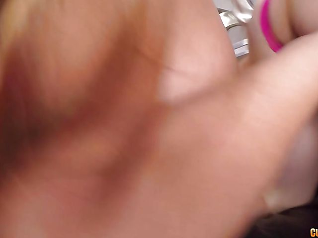 Hardcore threesome with Candy and pink haired MILF Barbie Bi