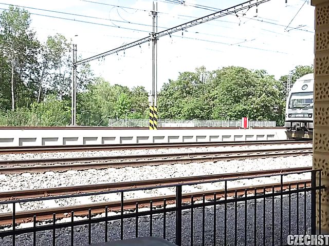 Big titty Czech mom gets nailed in public for money