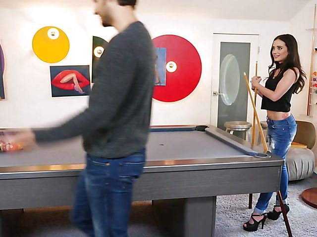 Small tits brunette Gia Paige playing and fucking