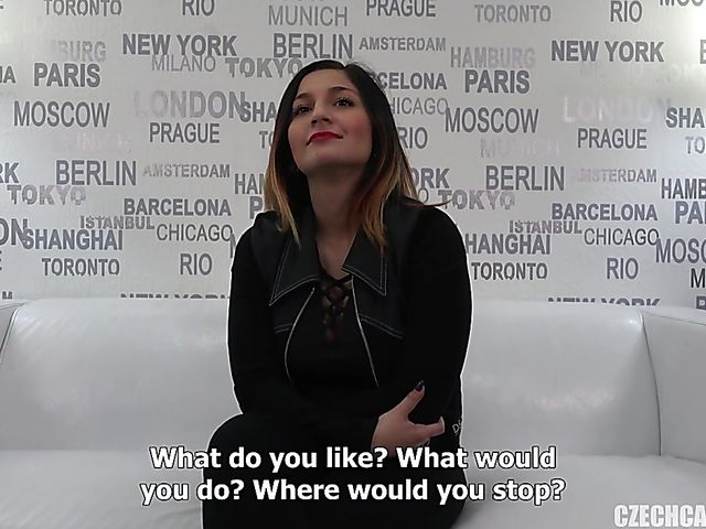 Czech casting with 20-year-old Nikola