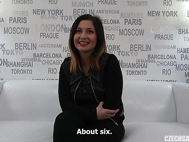 Czech casting with 20-year-old Nikola