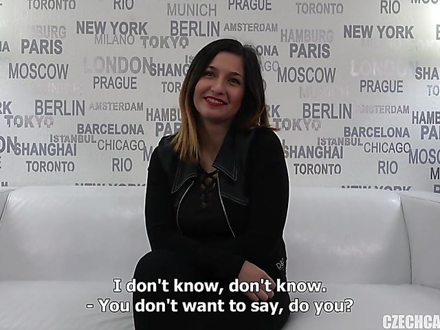 Czech casting with 20-year-old Nikola