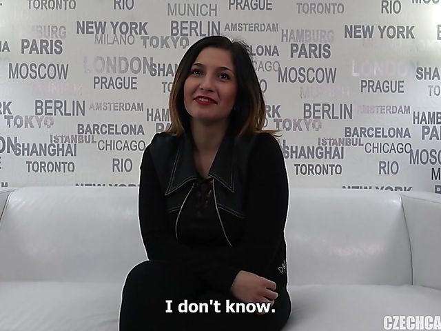 Czech casting with 20-year-old Nikola