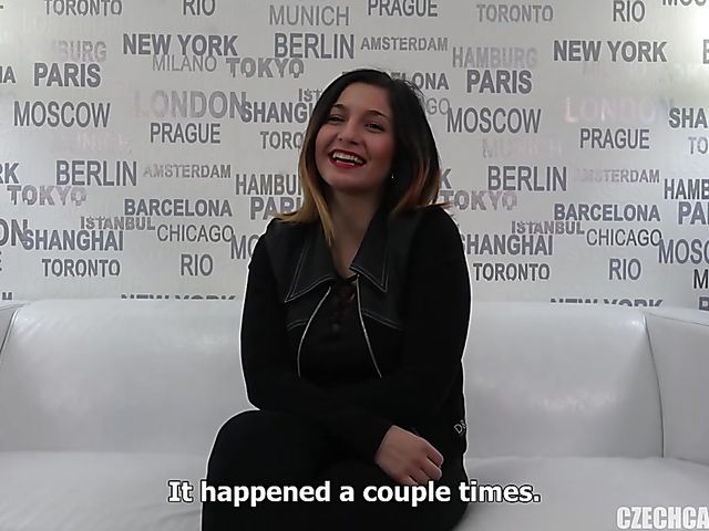 Czech casting with 20-year-old Nikola