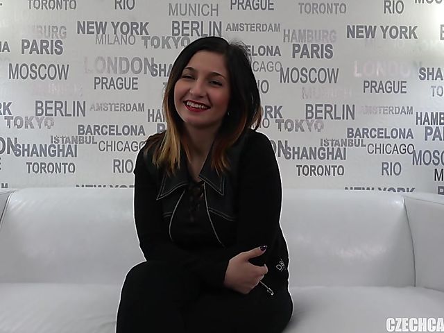 Czech casting with 20-year-old Nikola