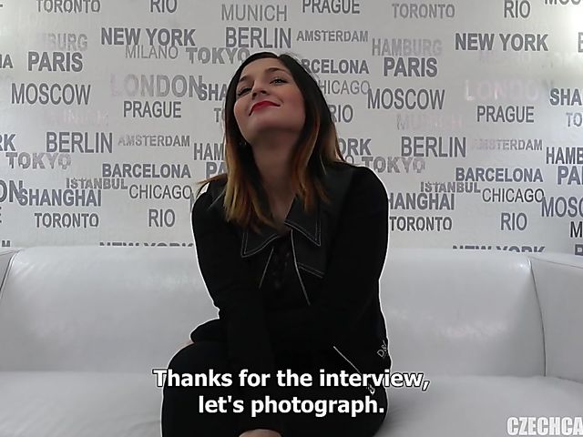 Czech casting with 20-year-old Nikola