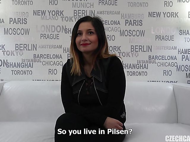 Czech casting with 20-year-old Nikola